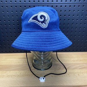 New Era Los Angeles Rams Pro Bowl NFL Bucket Blue Training Hat Size M/L